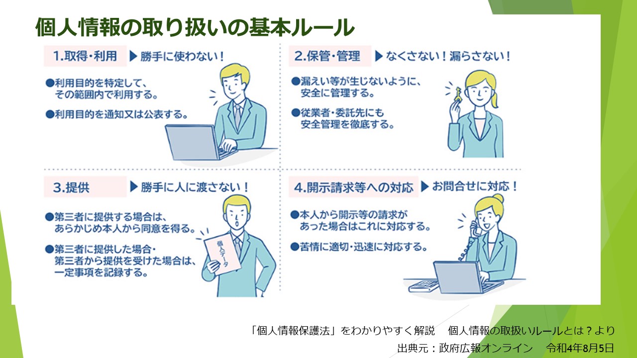 コンプライアンス研修 (2) 個人情報と情報漏えい | 福岡の企業法務は山田総合法律事務所